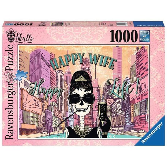 Ravensburger Puzzle Happy Wife Happy Life, 1000 Teile