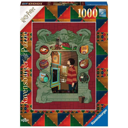 Ravensburger Puzzle Harry Potter bei der Weasley Familie, 1000 Teile