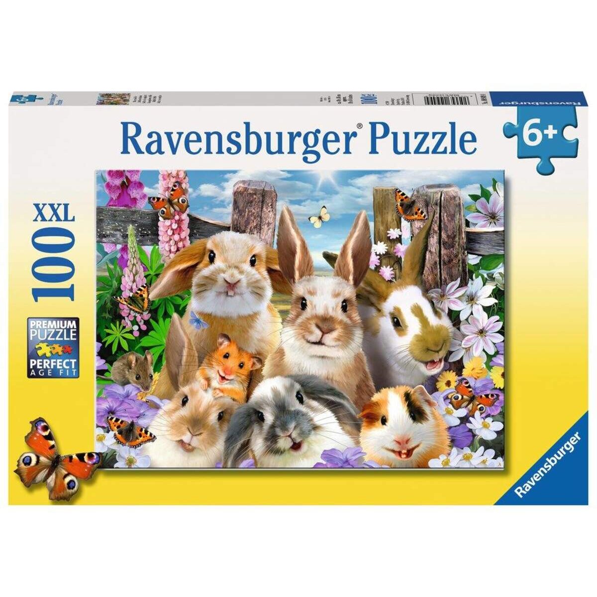 Ravensburger Puzzle Hasen-Selfie ,100 Teile