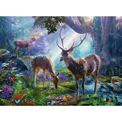 Ravensburger Puzzle Hirsche im Wald, 500 Teile