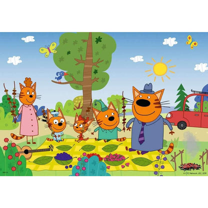 Ravensburger Puzzle Kid-E-Cats Familientag in der Natur 2x12 Teile