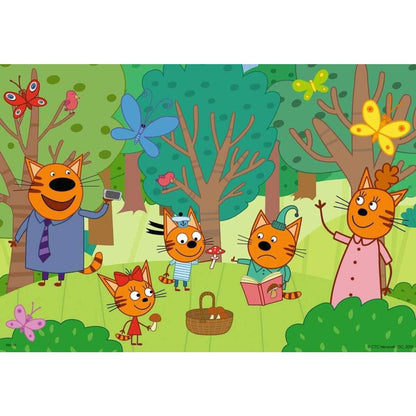 Ravensburger Puzzle Kid-E-Cats Familientag in der Natur 2x12 Teile