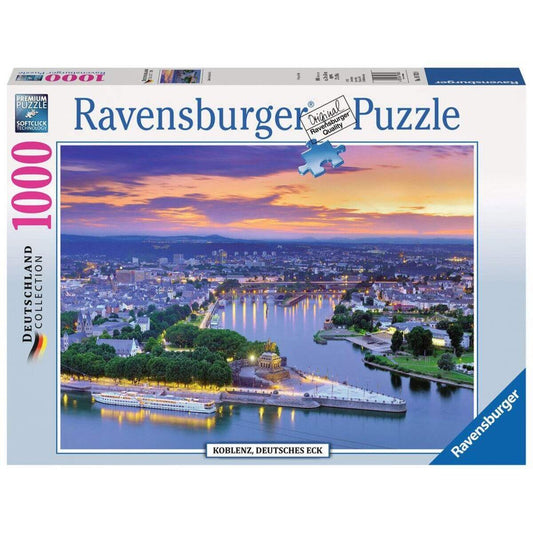 Ravensburger Puzzle Koblenz, Deutsches Eck, 1000 Teile