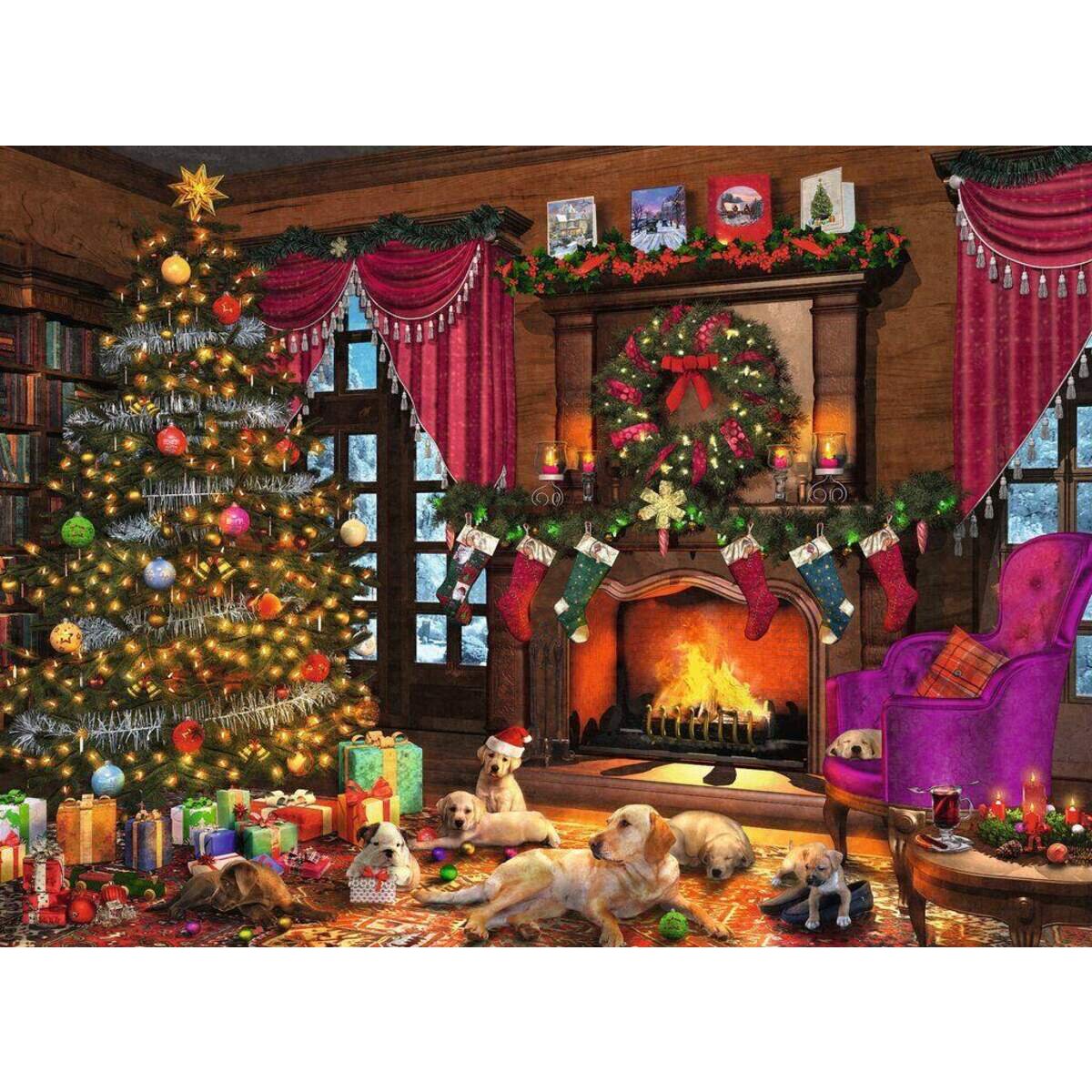 Ravensburger Puzzle Kuschelige Weihnachten, 500 Teile