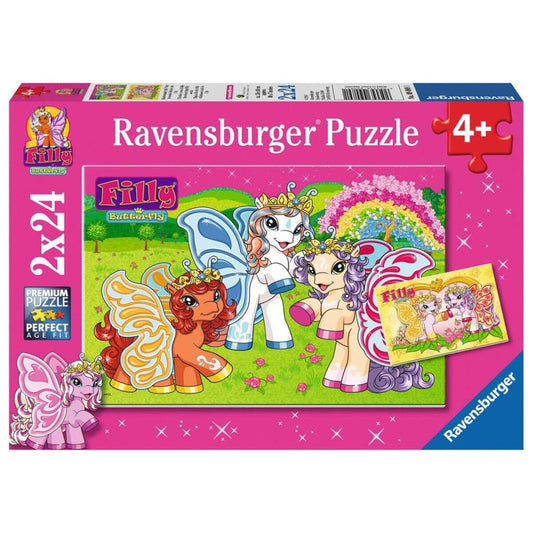 Ravensburger Puzzle Märchenhafte Filly Welt, 2 x 24 Teile