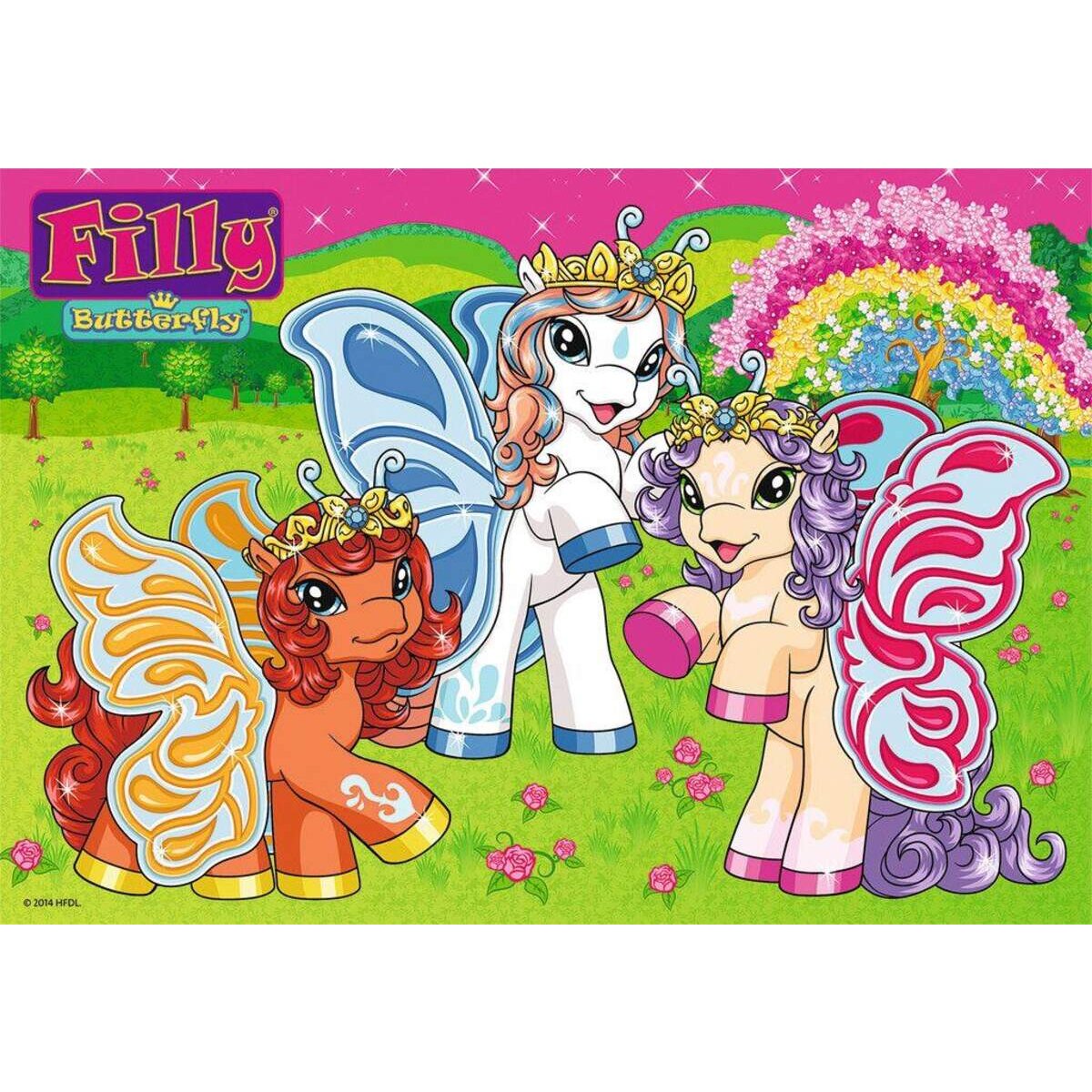 Ravensburger Puzzle Märchenhafte Filly Welt, 2 x 24 Teile