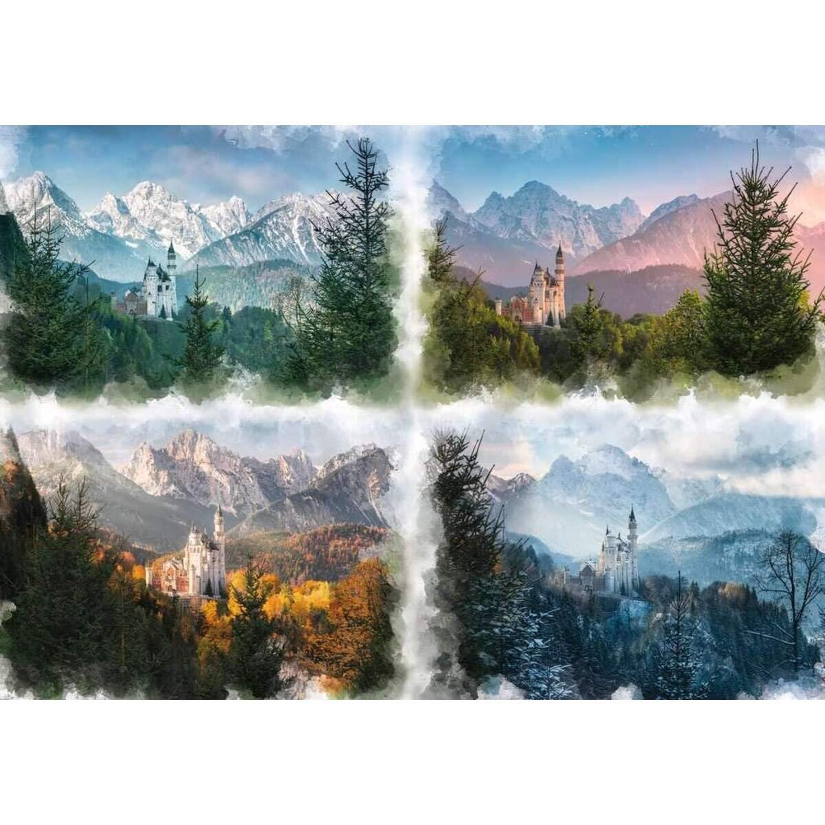 Ravensburger Puzzle Märchenschloss in 4 Jahreszeiten, 18.000 Teile