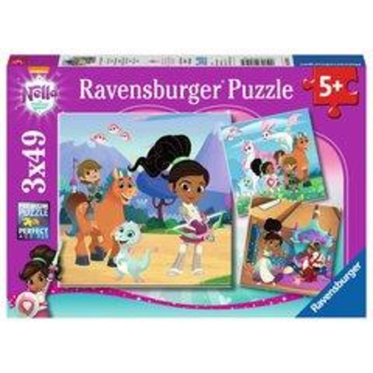 Ravensburger Puzzle Nella, die Ritterprinzessin, 3x49 Teile