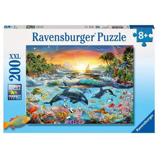 Ravensburger Puzzle Orca Paradies, 200 XXL Teile