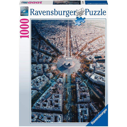 Ravensburger Puzzle Paris von Oben , 1000 Teile