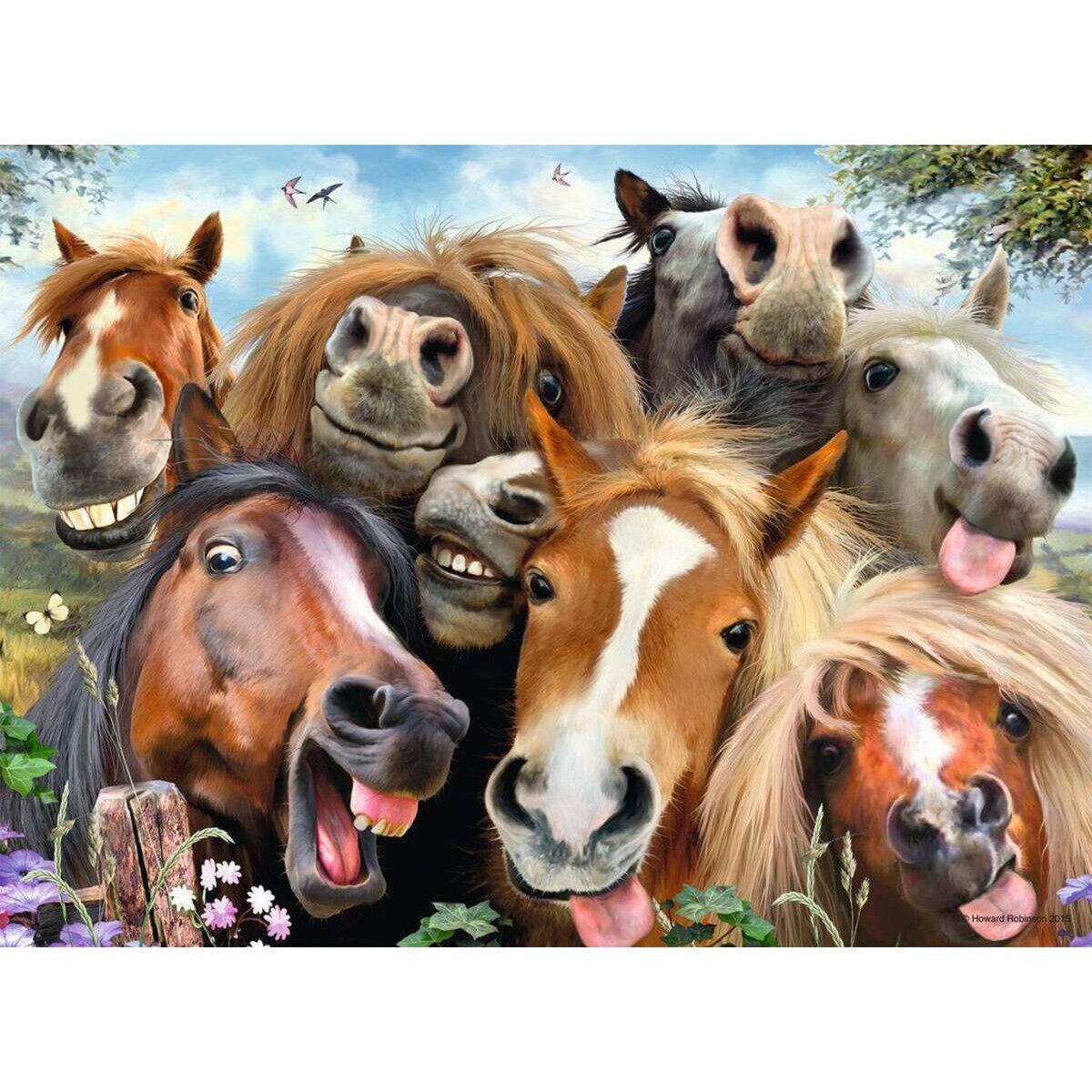 Ravensburger Puzzle Pferde Selfie, 500 Teile