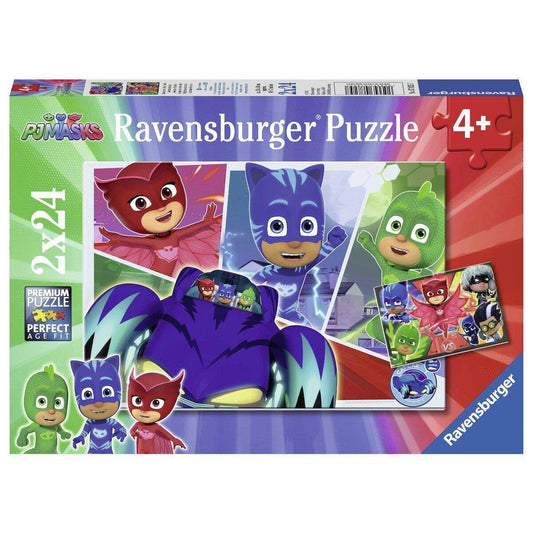 Ravensburger Puzzle PJ Masks Abenteuer in Der Nacht 2x24 Teile