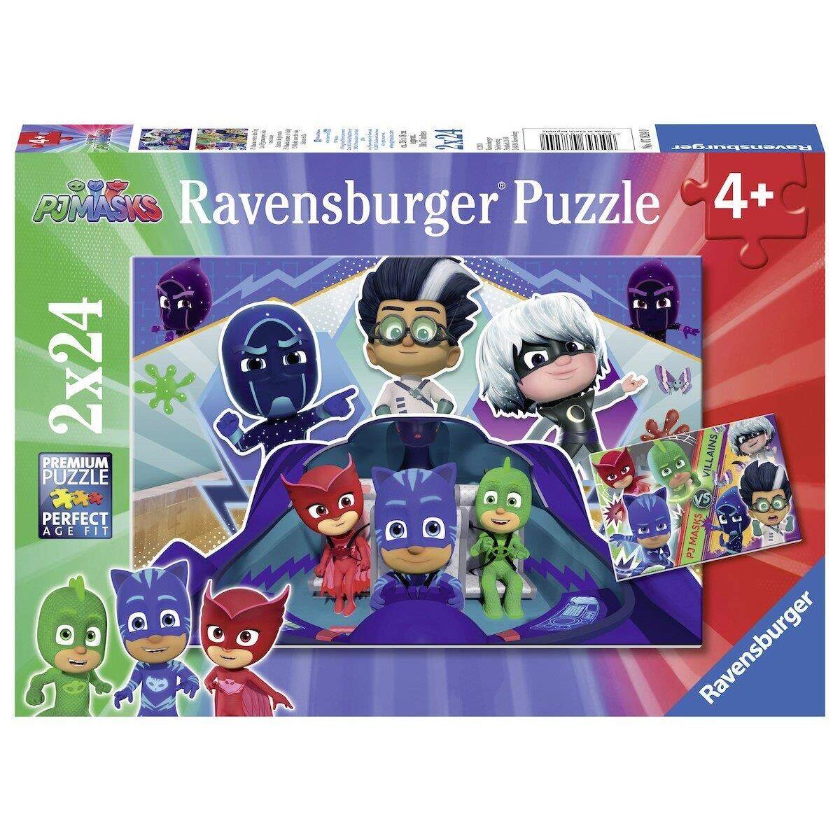Ravensburger Puzzle PJ Masks Retten Den Tag 2x24 Teile