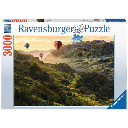 Ravensburger Puzzle Reisterrassen in Asien, 3000 Teile