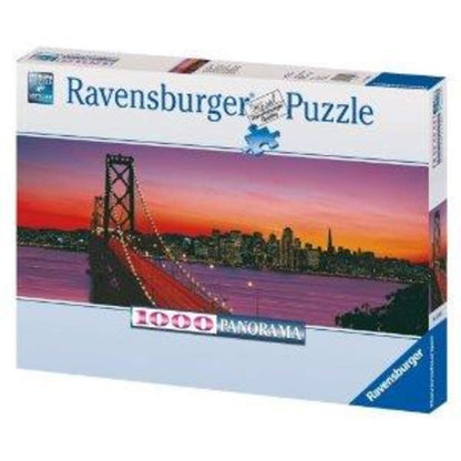 Ravensburger Puzzle San Francisco, Oakland Bay Bridge bei Nacht, 1000 Teile