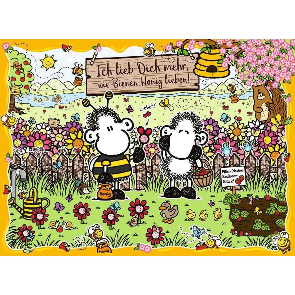 Ravensburger Puzzle Sheepworld Bienenliebe, 500 Teile
