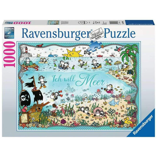 Ravensburger Puzzle Sheepworld unter dem Meer, 1000 Teile