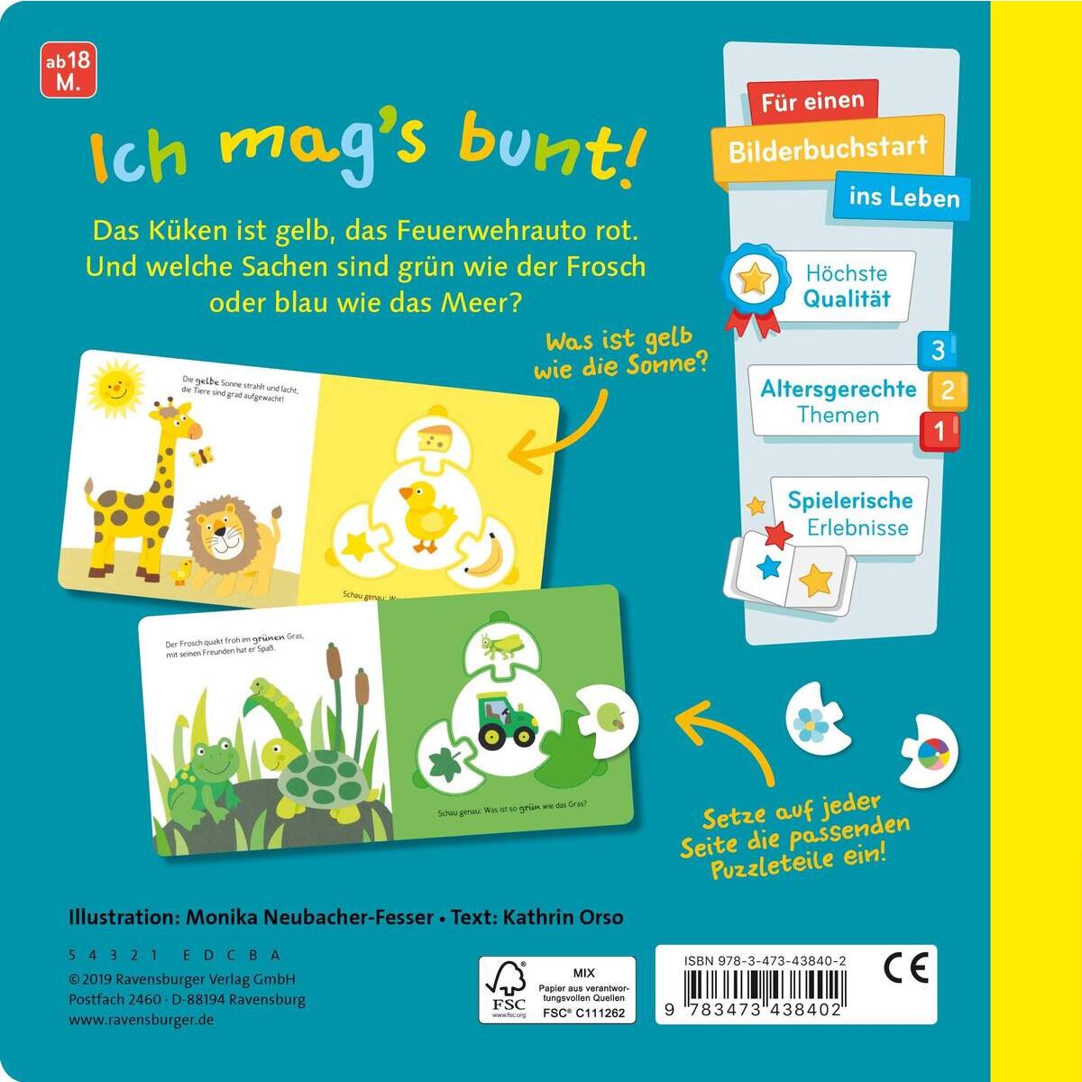 Ravensburger Puzzle-Spielbuch: Meine Farbe