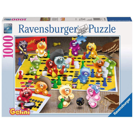 Ravensburger Puzzle Spieleabend bei den Gelini, 1000 Teile