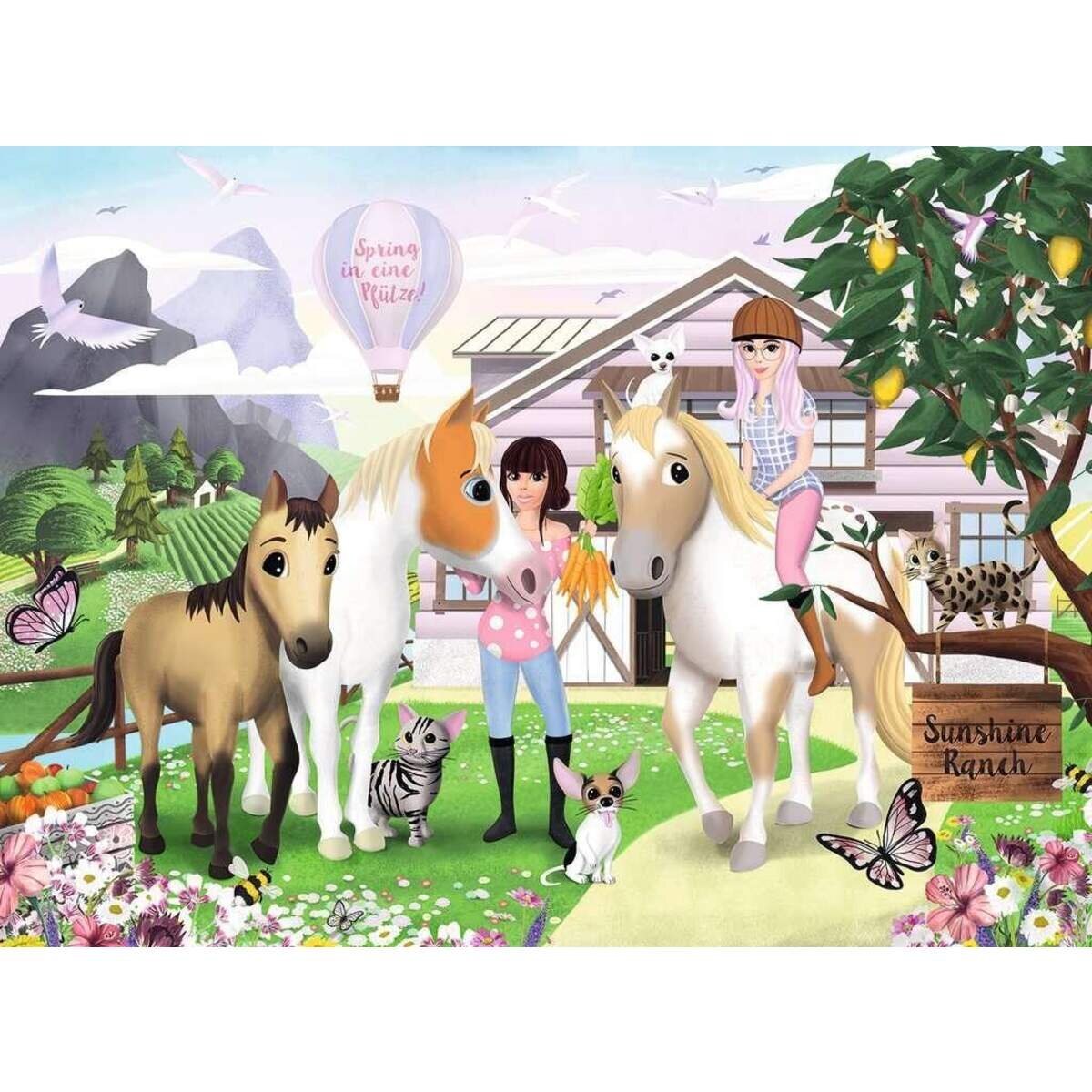 Ravensburger Puzzle Spring in eine Pfütze 500 Teile