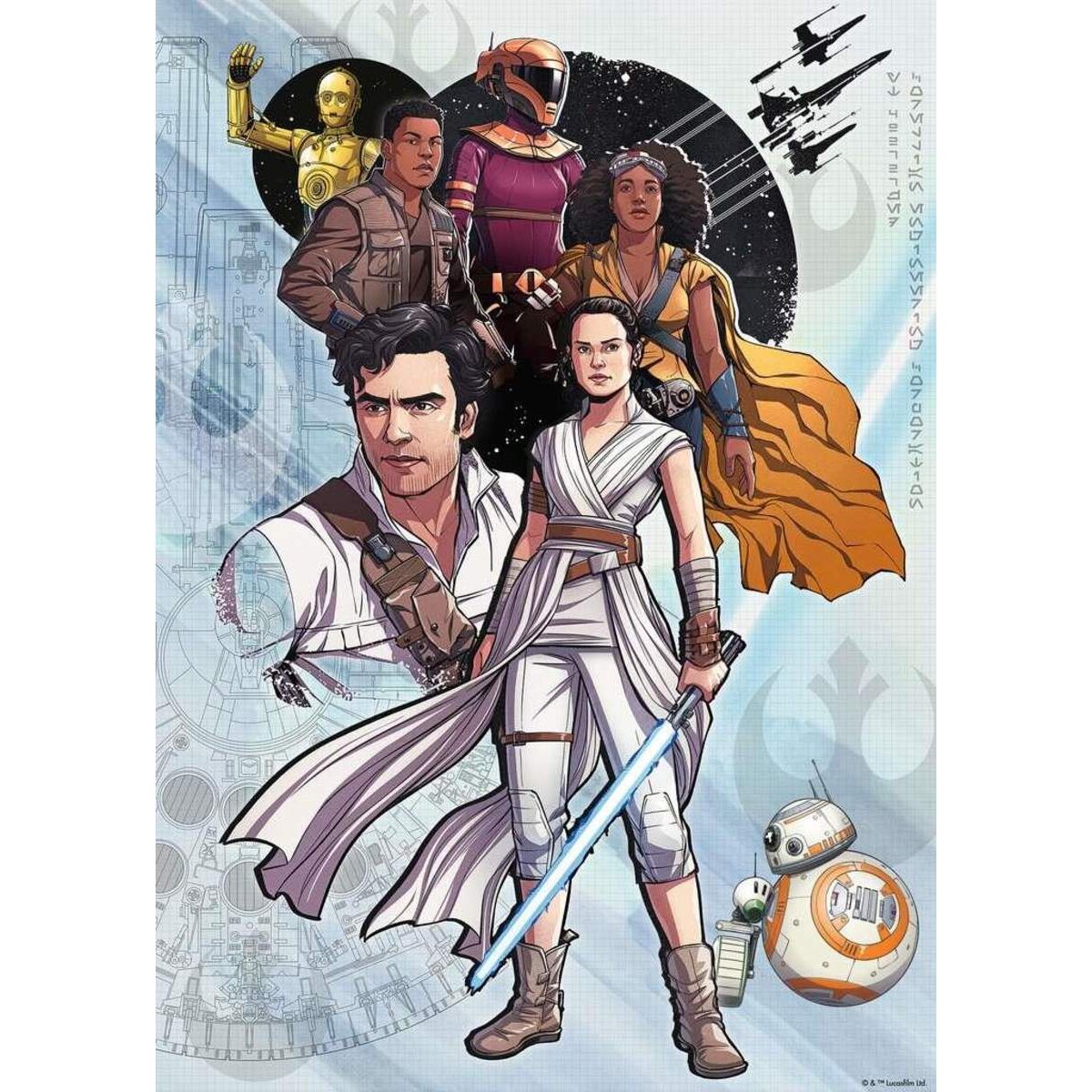 Ravensburger Puzzle Star Wars Der Aufstieg Skywalkers 2, 1000 Teile