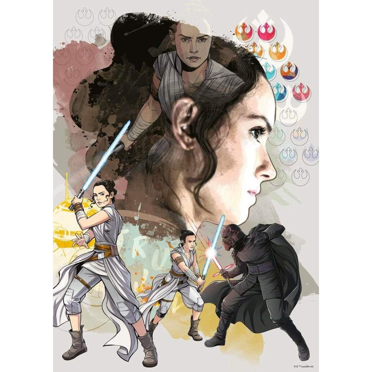 Ravensburger Puzzle Star Wars Der Aufstieg Skywalkers 3 500 Teile
