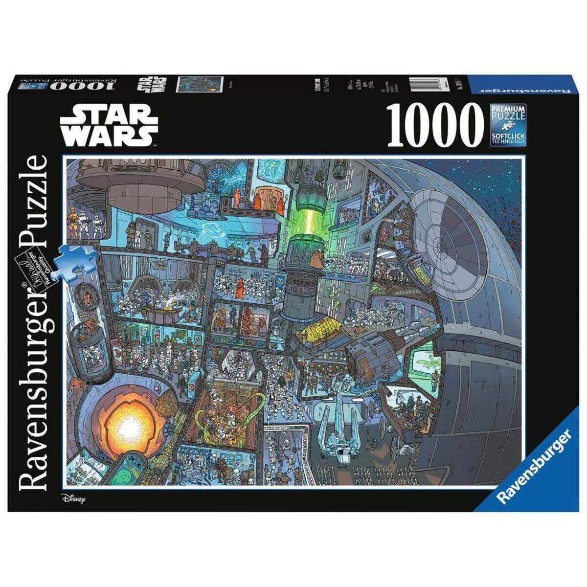 Ravensburger Puzzle Star Wars Where´s Wookie, 1000 Teile