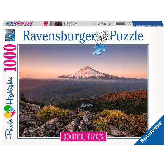 Ravensburger Puzzle Stratovulkan Mount Hood Oregon, 1000 Teile