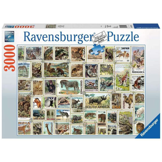Ravensburger Puzzle Tierbriefmarken, 3000 Teile