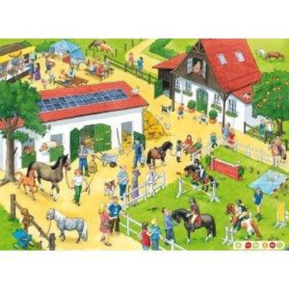 Ravensburger Puzzle tiptoi Puzzeln, Entdecken, Erleben Der Ponyhof, 100 Teile