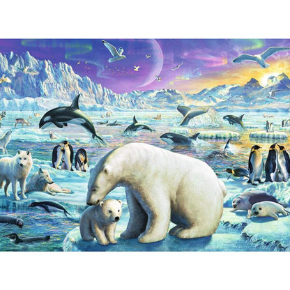 Ravensburger Puzzle Treffen der Polartiere, 300 Teile
