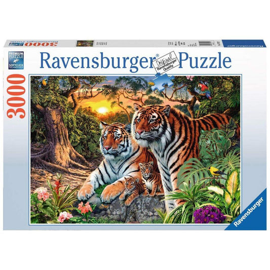 Ravensburger Puzzle Versteckte Tiger, 3000 Teile