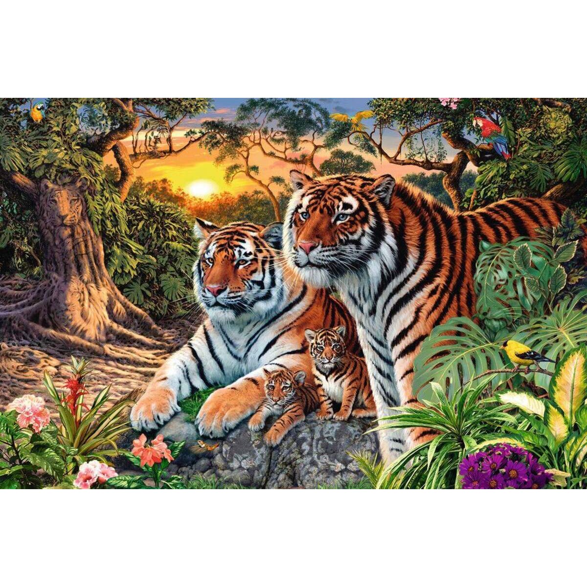 Ravensburger Puzzle Versteckte Tiger, 3000 Teile