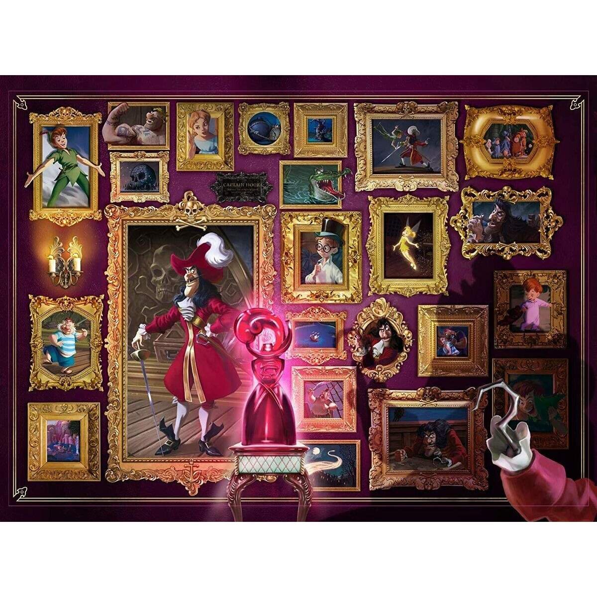 Ravensburger Puzzle Villainous: Capt. Hook, 1000 Teile