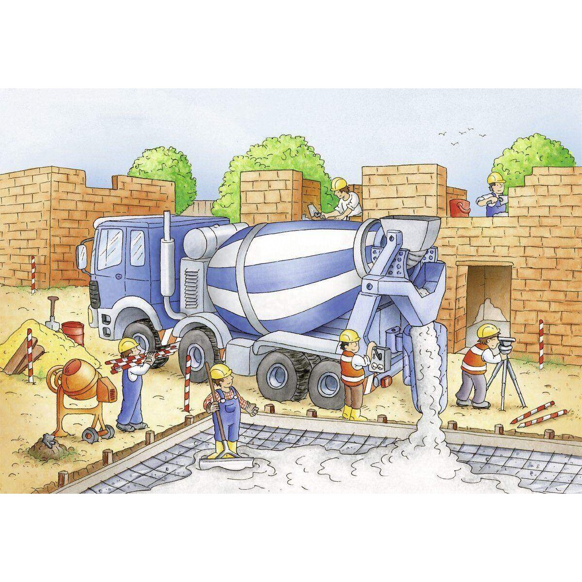 Ravensburger Puzzle Vorsicht Baustelle, 2 x 24 Teile