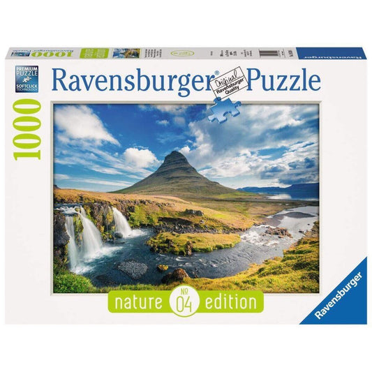 Ravensburger Puzzle Wasserfall vor Kirkjufell, Island