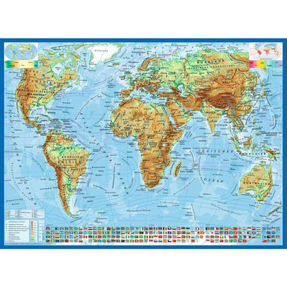 Ravensburger Puzzle Weltkarte, 300 XXL Teile