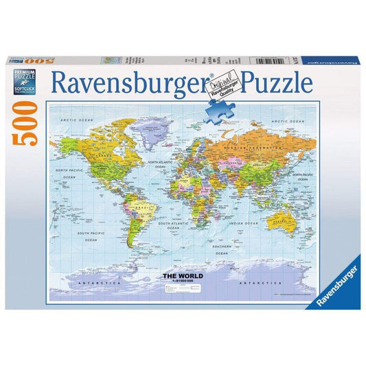 Ravensburger Puzzle Weltkarte, politisch, 500 Teile