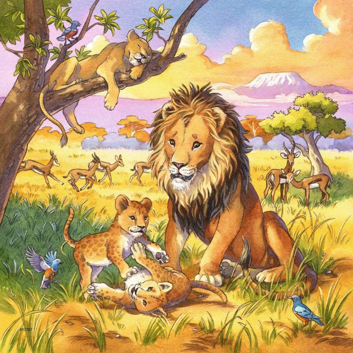 Ravensburger Puzzle Wilde Giganten, 3 x 49 Teile