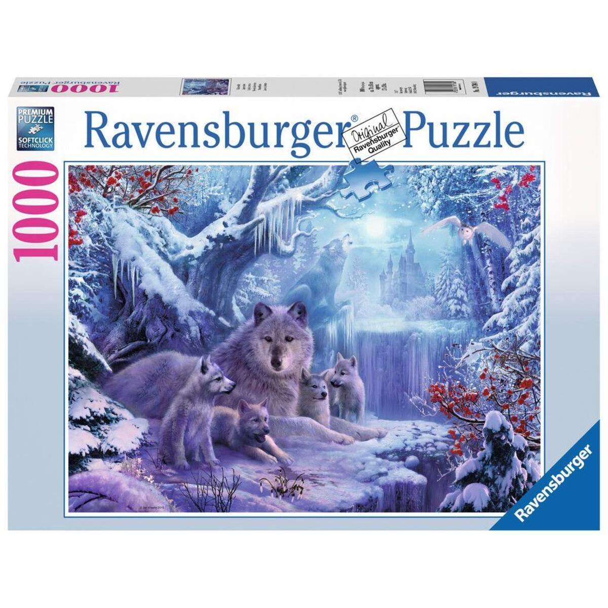 Ravensburger Puzzle Winterwölfe, 1000 Teile