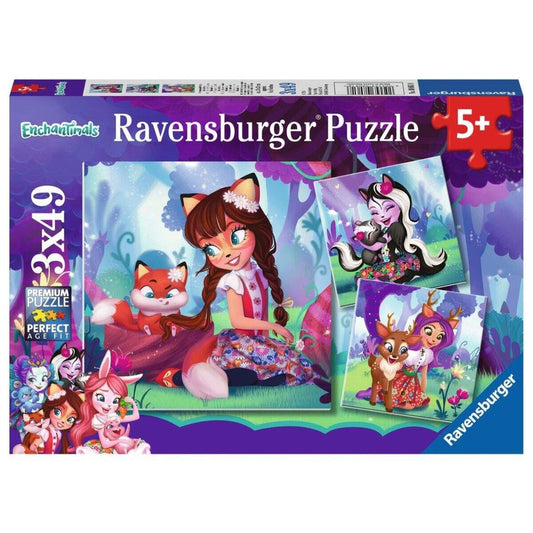 Ravensburger Puzzle Wundervolle Welt der Enchantimals 3x49 Teile