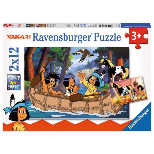 Ravensburger Puzzle Yakaris Abenteuer, 2x12 Teile