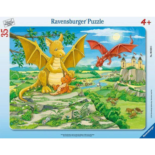 Ravensburger Rahmenpuzzle Drachenfels, 35 Teile