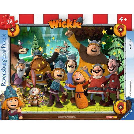 Ravensburger Rahmenpuzzles Wickies Abenteuer, 38 Teile