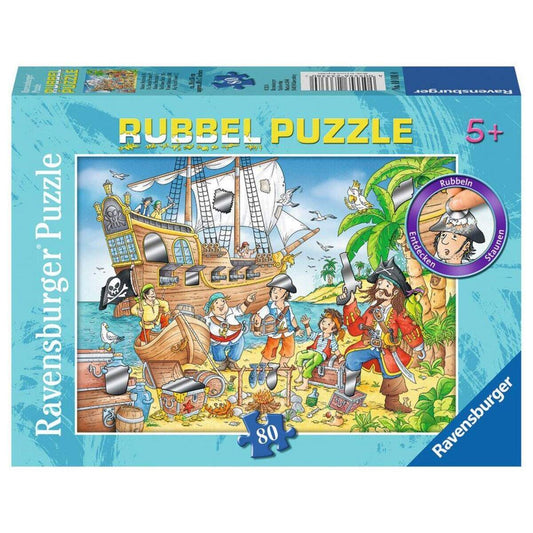 Ravensburger Rubbel Puzzle Spaß auf dem Piratenschiff