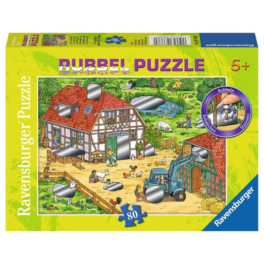 Ravensburger Rubbel Puzzle Spaß auf dem Bauernhof