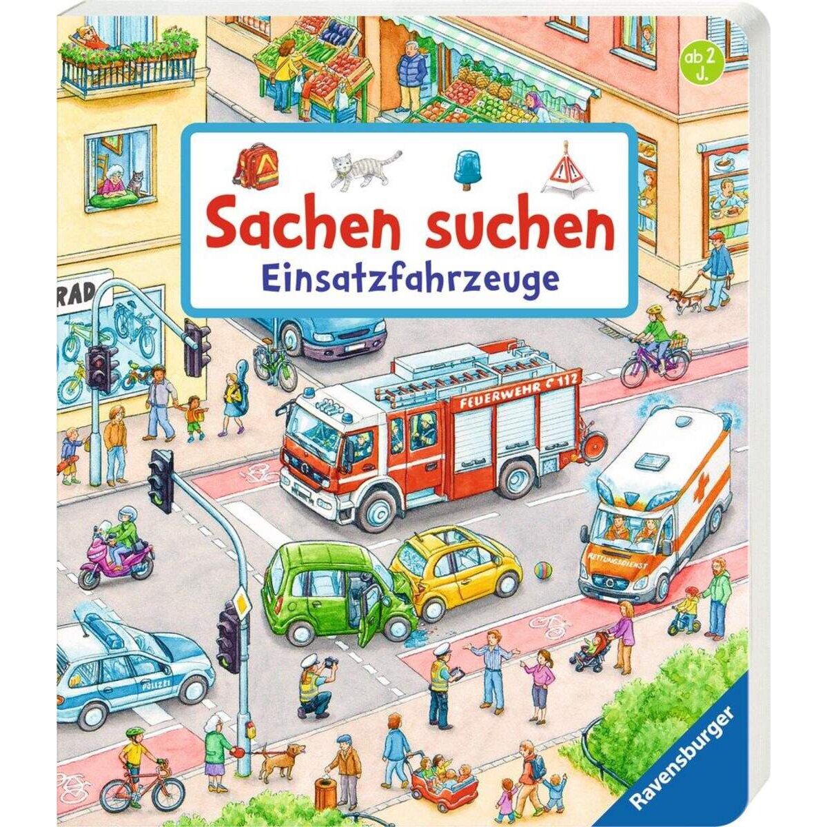 Ravensburger Sachen suchen Einsatzfahrzeuge