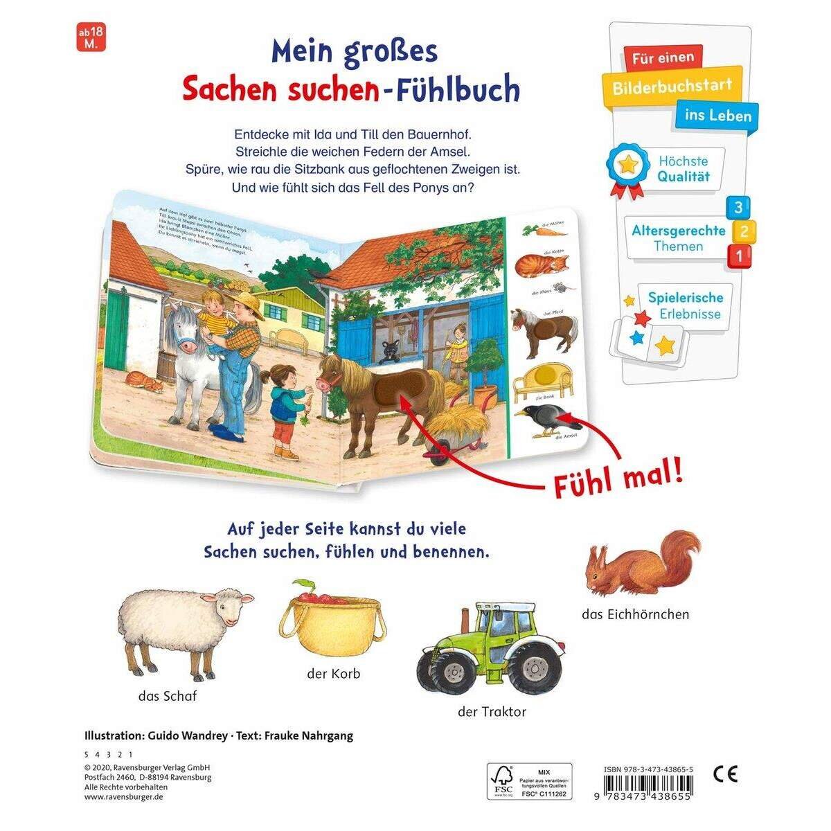 Ravensburger Sachen suchen, Sachen fühlen: Auf dem Bauernhof