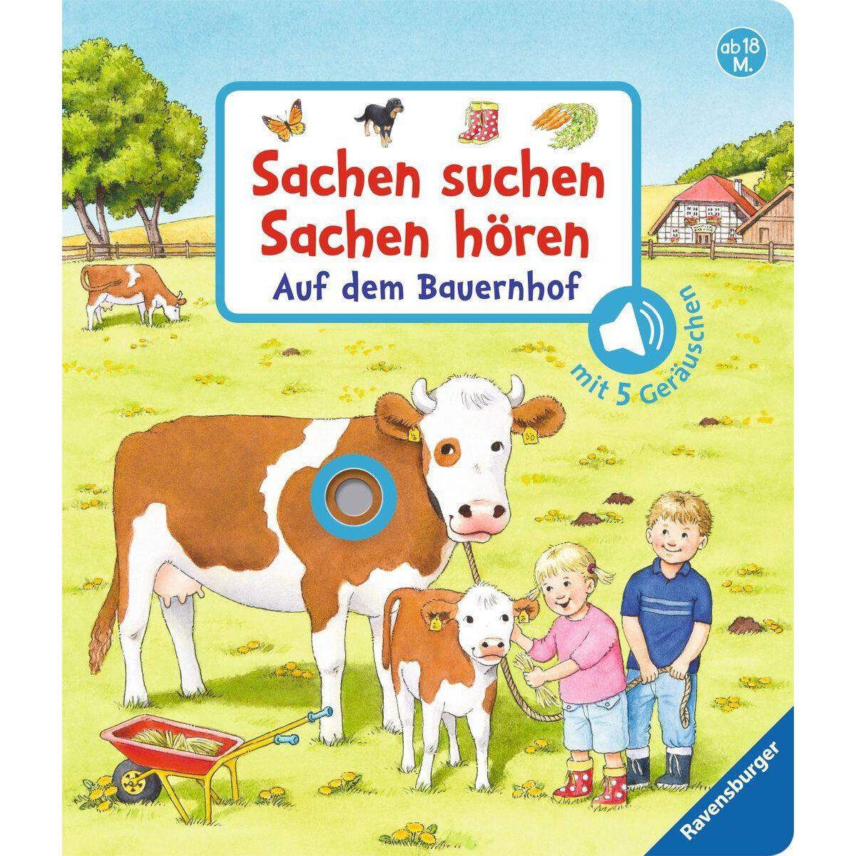 Ravensburger Sachen suchen, Sachen hören Auf dem Bauernhof