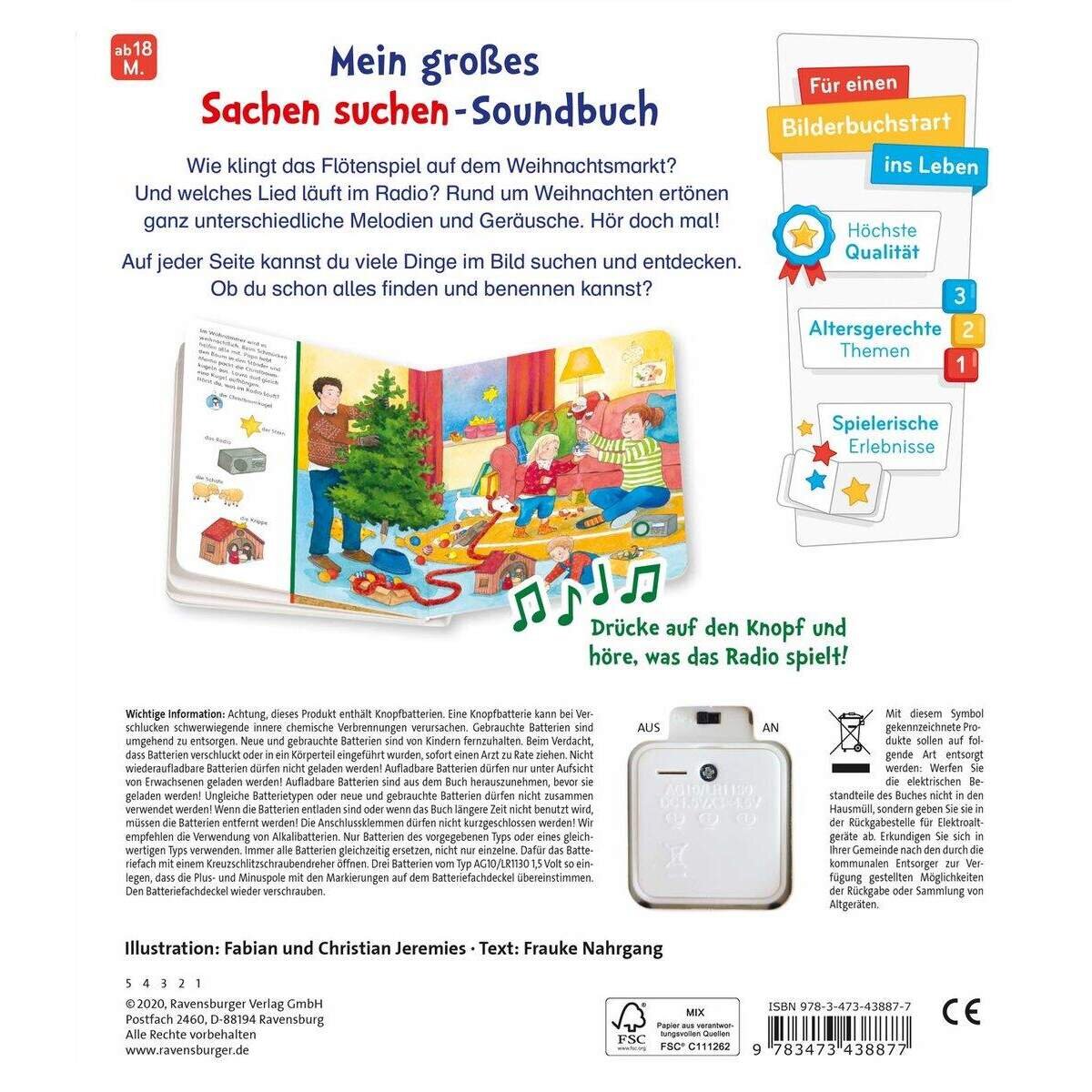 Ravensburger Sachen suchen, Sachen hören: Weihnachten